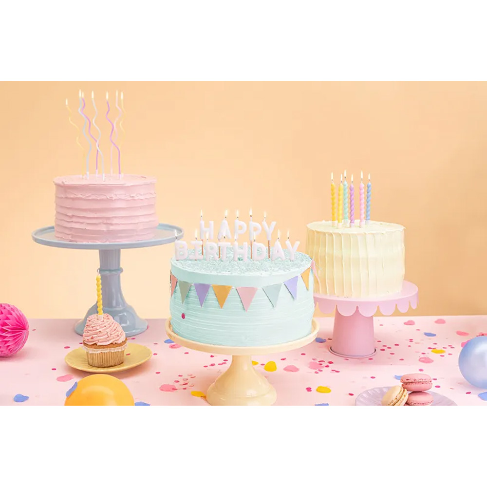 BIRTHDAY CANDLES CURL MIX 8.5CM 6PCS - Image 5