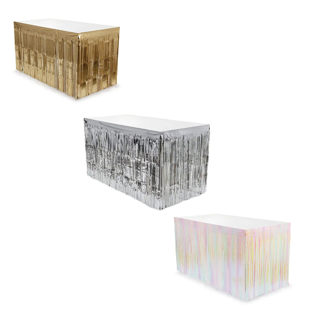 FRINGE TABLE SKIRT 300X80CM