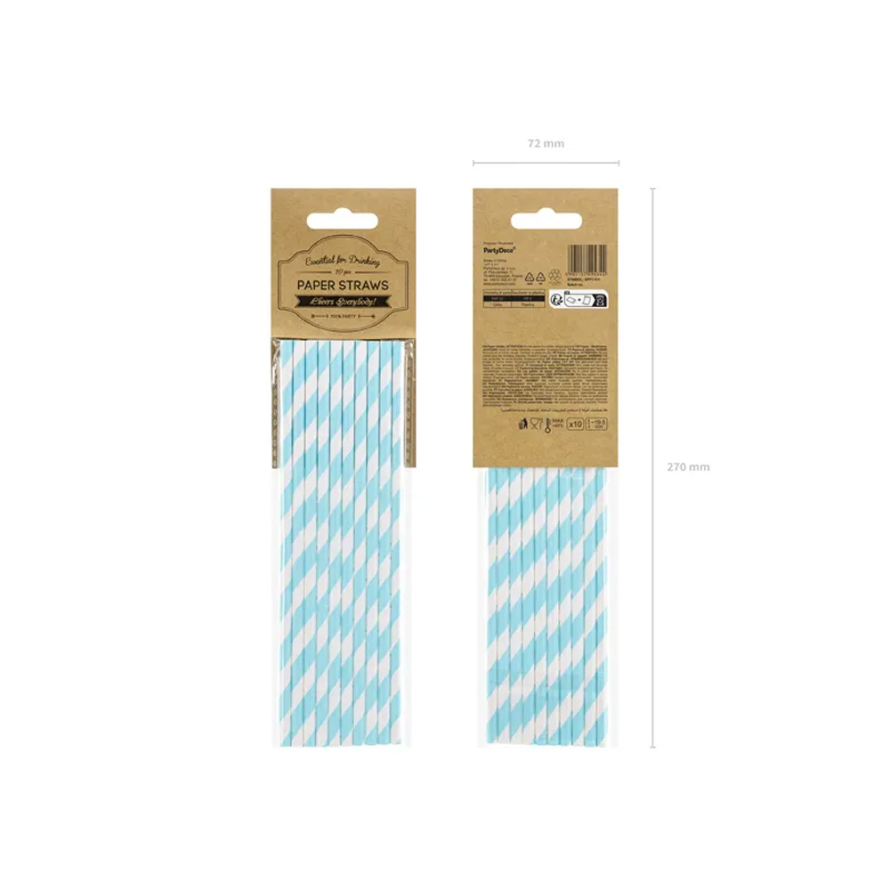 PAPER STRAWS 19.5CM 10PCS - Image 14