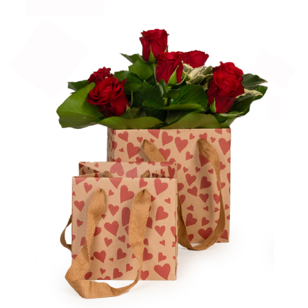 HEART FLOWER BAG AVANA 18X18X20CM - Image 2