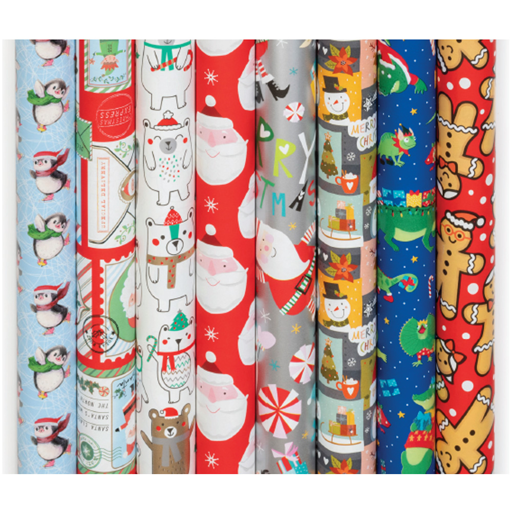 ROLL DISPLAY BOX A SANTA & FRIENDS 70CMX2M