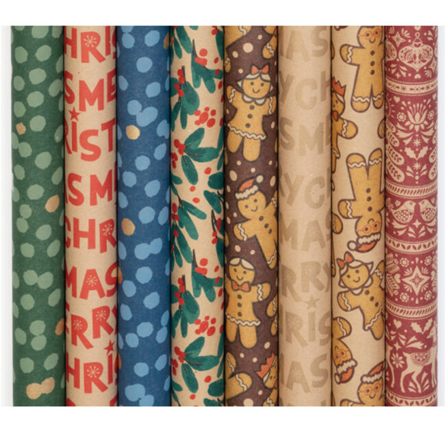 ROLL DISPLAY BOX KRAFTY HOLIDAYS 70CMX2M