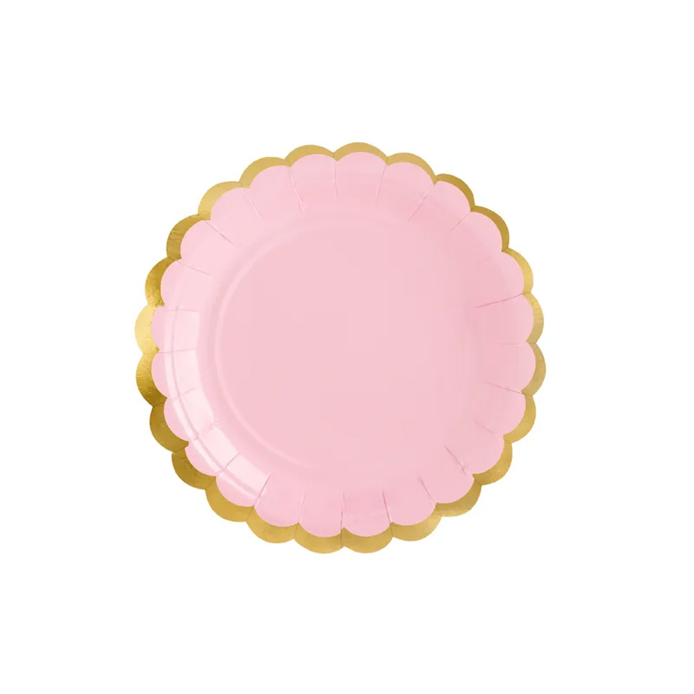 PLATES LIGHT PINK 18CM