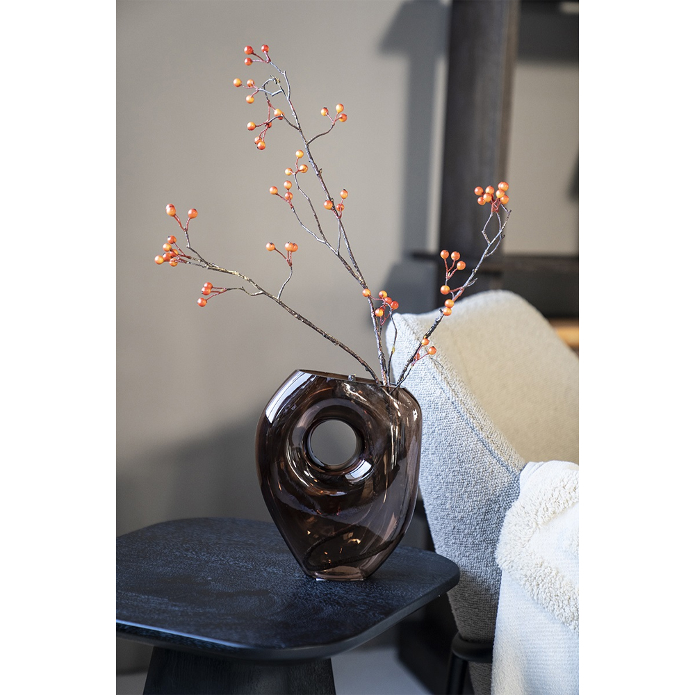 VASE NANA SMALL BROWN 18X7X22CM - Image 2