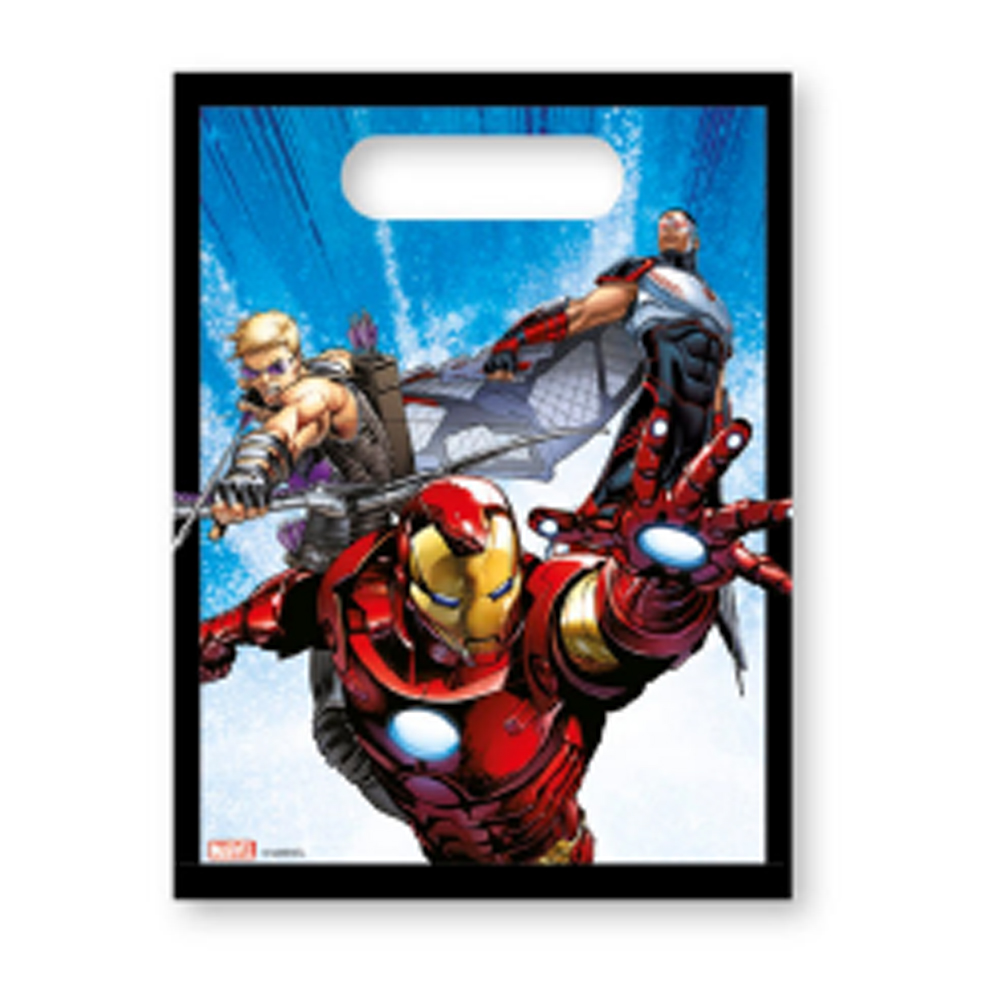 PAPER BAGS AVENGERS EVERGREEN 4PCS