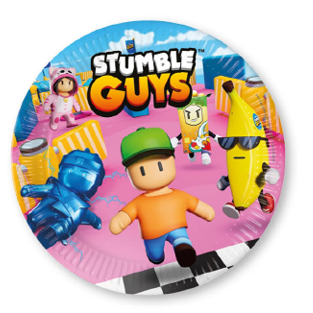 PAPER PLATES STUMBLE GUYS NEXT GENERATION 23CM 8PCS