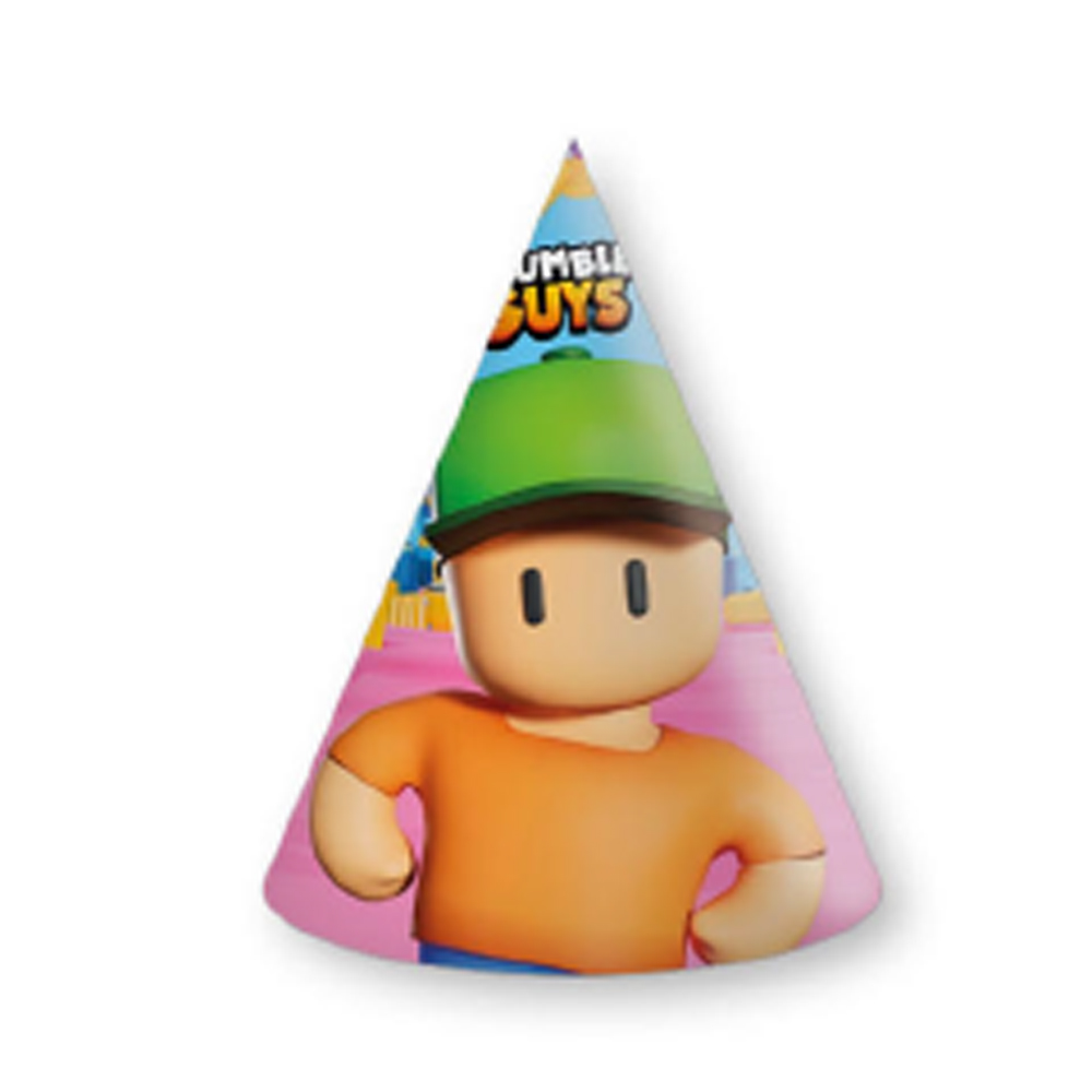 PAPER HATS STUMBLE GUYS 6PCS