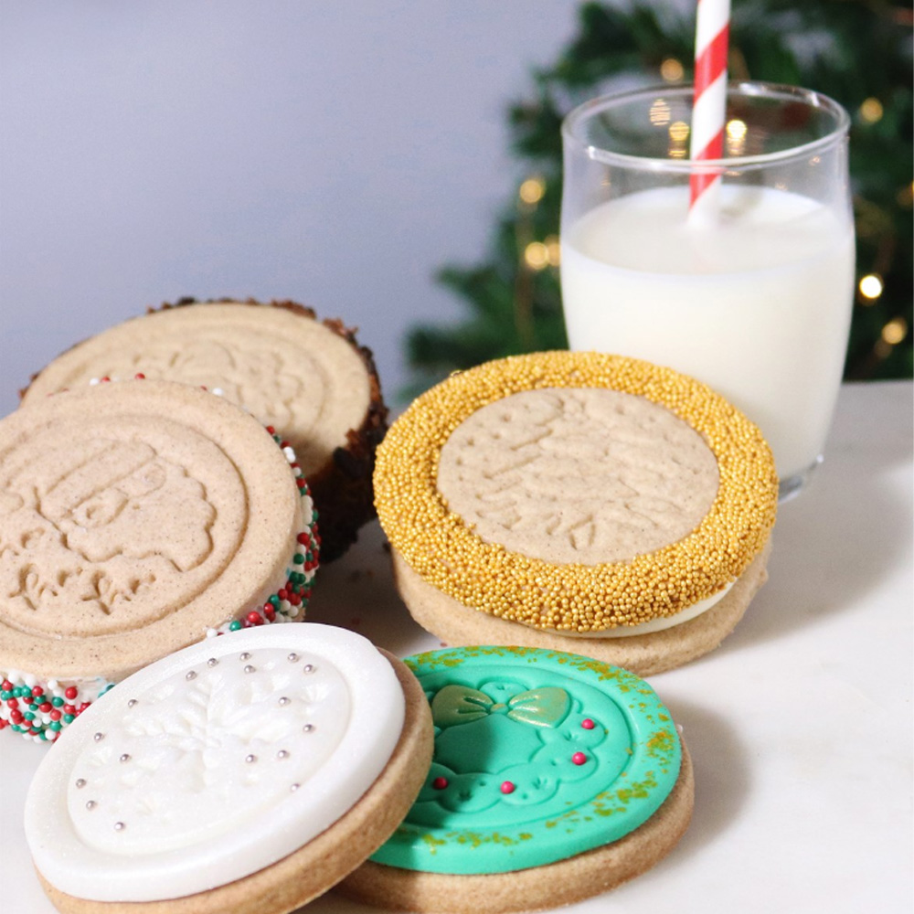 SET OF 7 CHRISTMAS COOKIE STAMP TIS THE SEASON! - Image 6