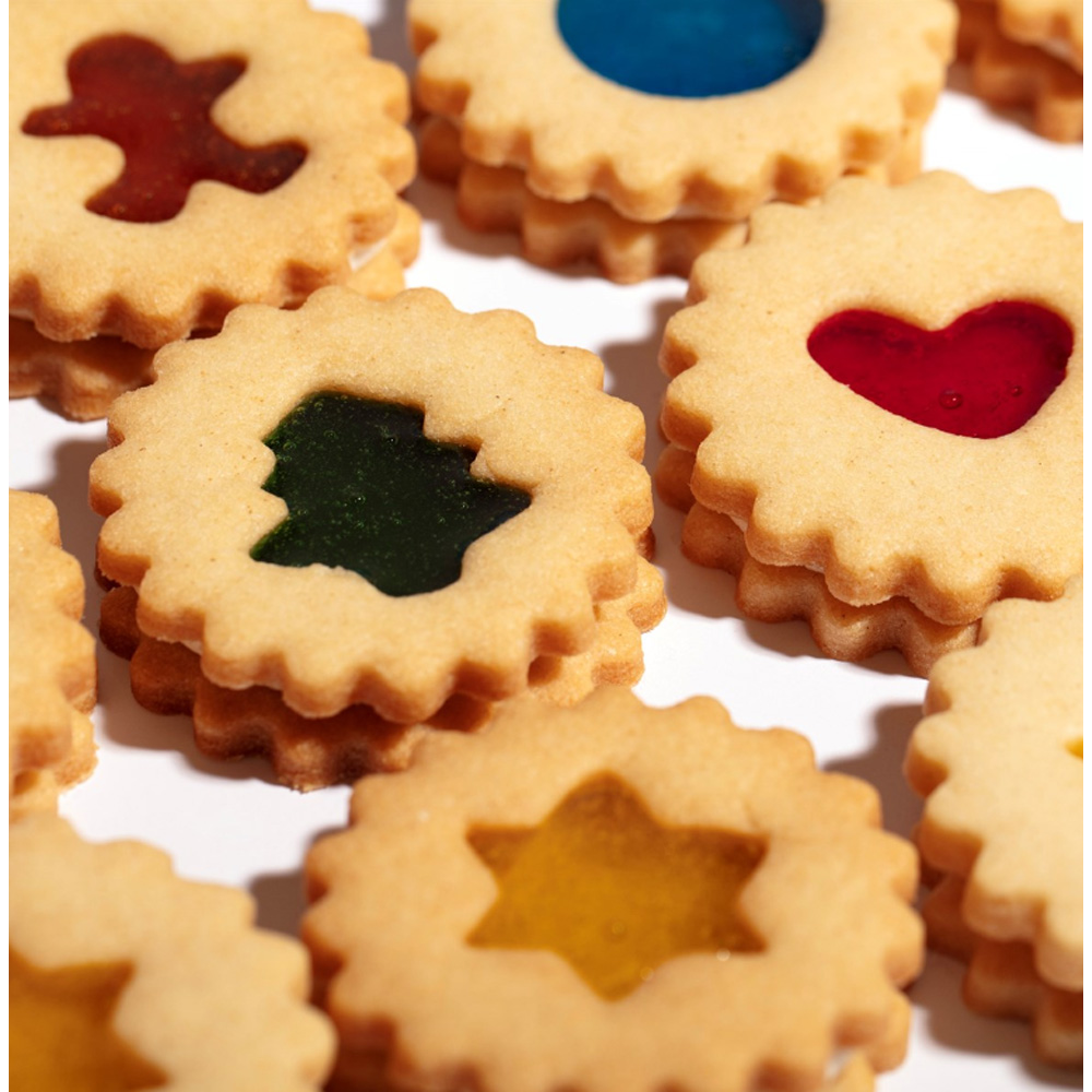 SET OF 6 CHRISTMAS COOKIE CUTTER STAR,GINGERB,TREE, CIRCLE, PLAIN - Image 3