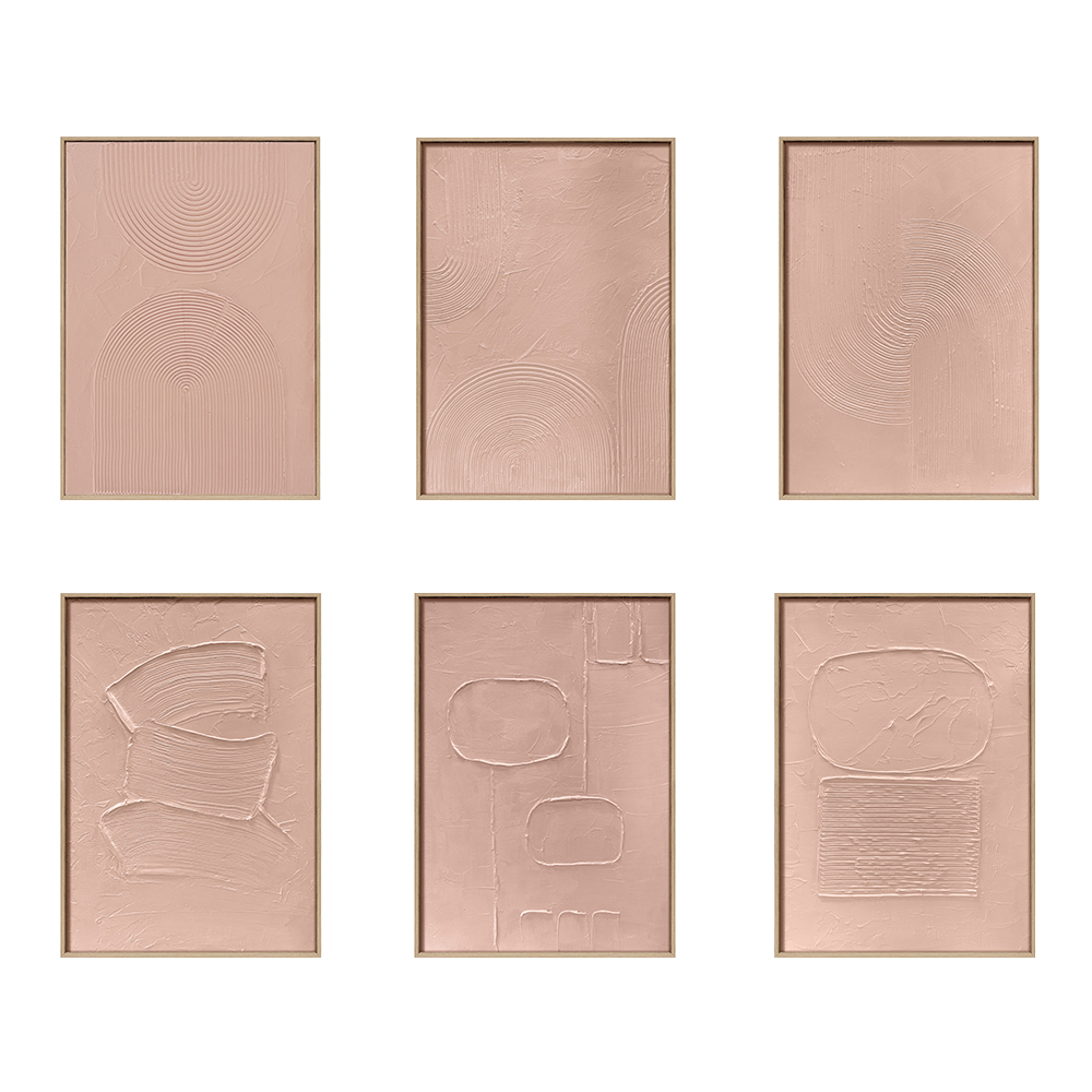 3D WALL DECORATION TERRACOTTA 50X70CM