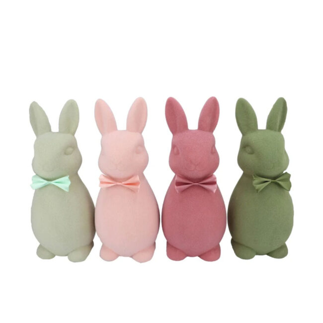 EASTER BUNNY XL ASSORTED 26X30X63CM 1PC