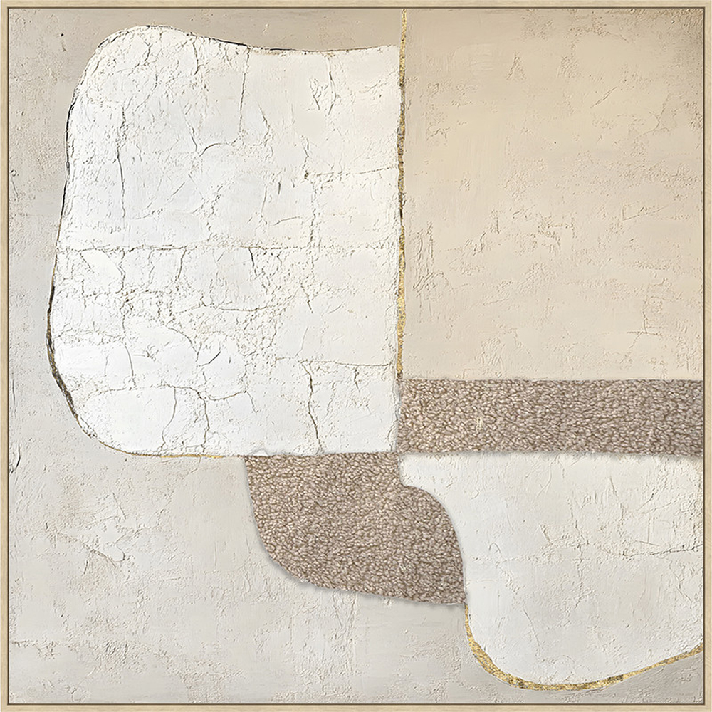 CANVAS HAND-PAINTING INCLUDING FRAME SHAPES 100X100CM