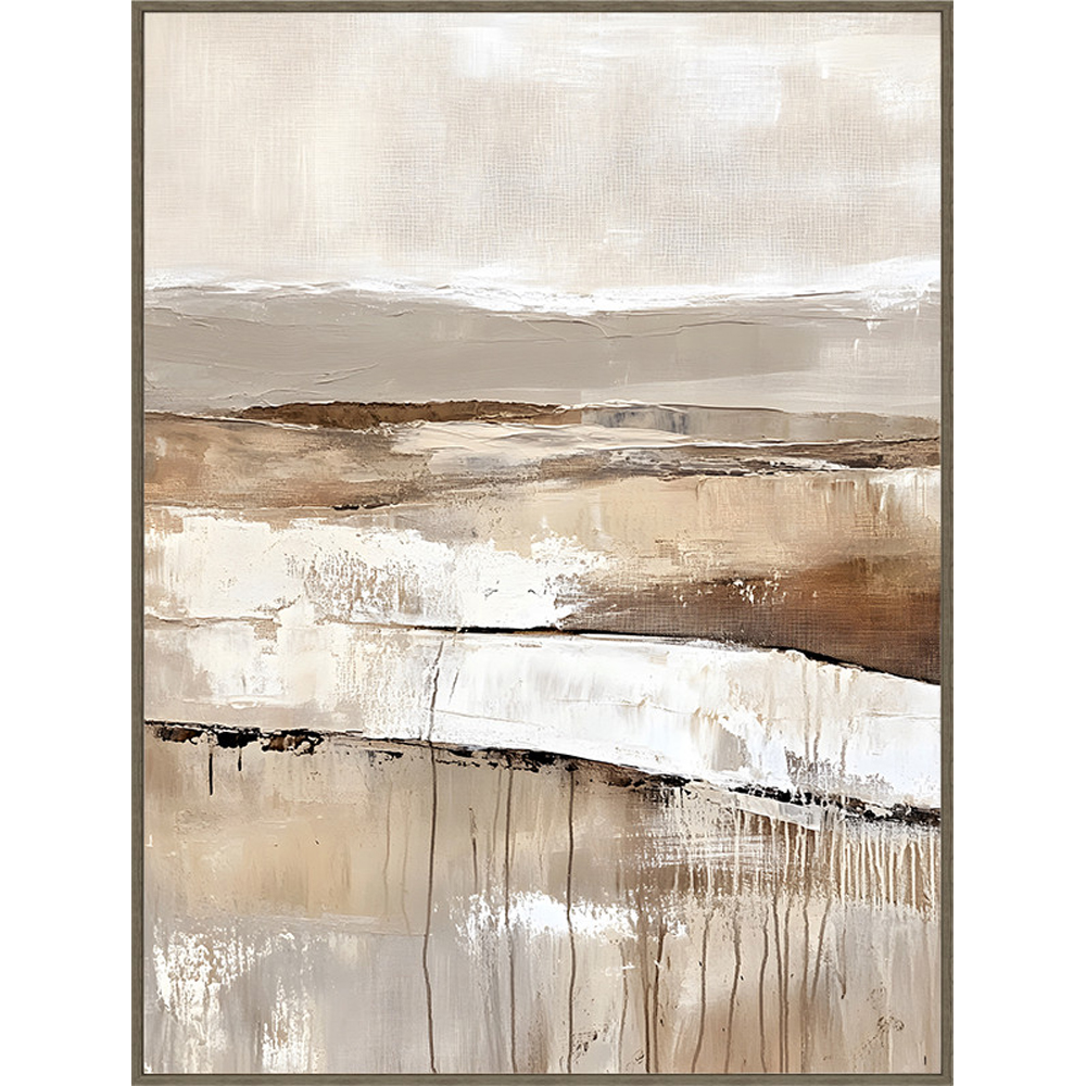 CANVAS HAND-PAINTING INCLUDING FRAME VIEW 60X80CM