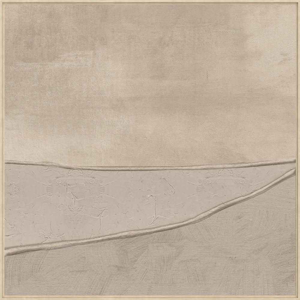 CANVAS HAND-PAINTING INCLUDING FRAME SMILE 60X60CM