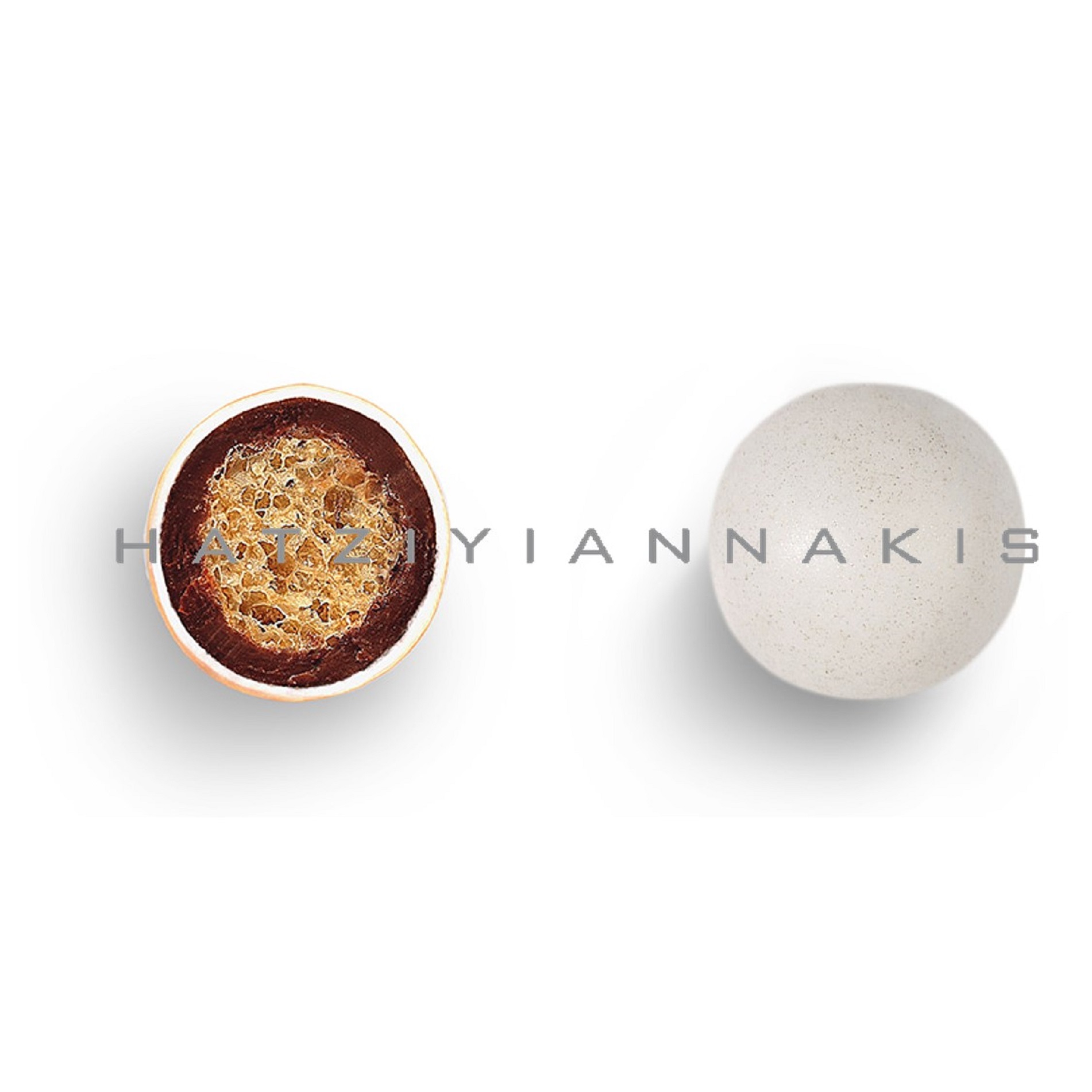 CRISPY DRAGEE PEARLESCENT SHINY WHITE 100G 33PCS