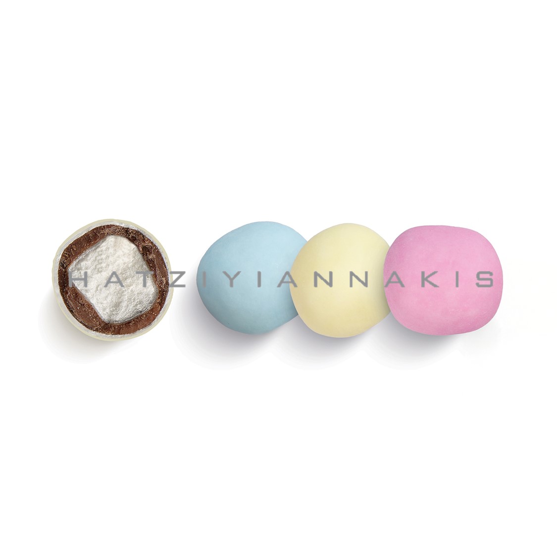 MARSHMALLOW DRAGEE TWIST SERIES BUBBLE GUM MULTI-COLOUR 100G 19PCS