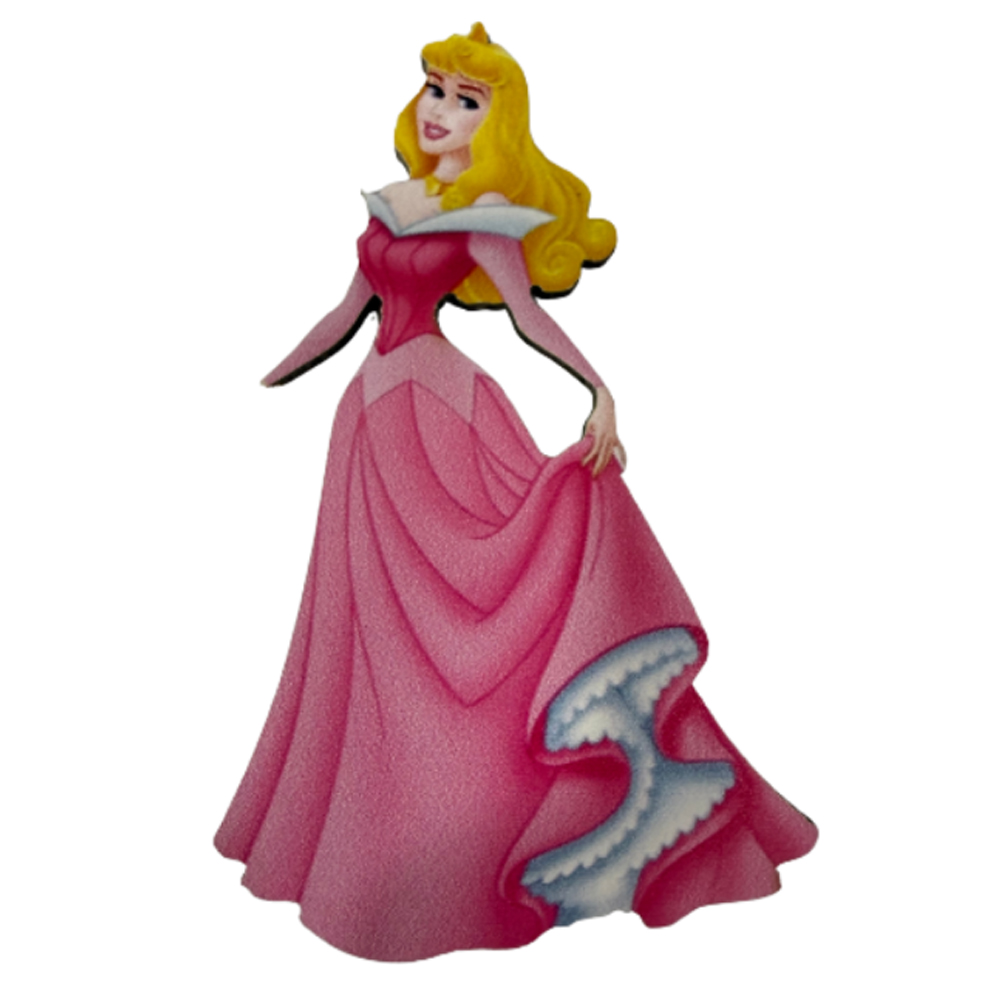 WOODEN SHAPE AURORA PRINCESS 10CM