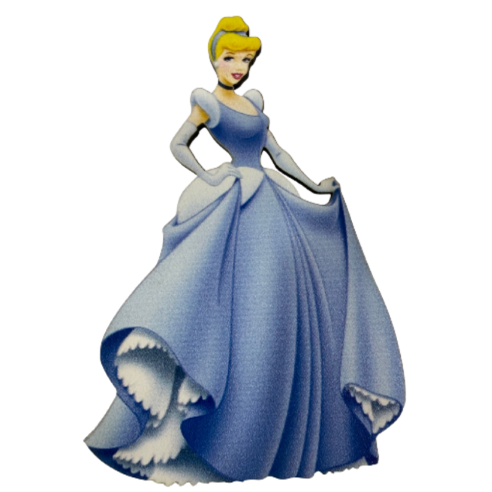 WOODEN SHAPE CINDERELLA PRINCESS 10CM