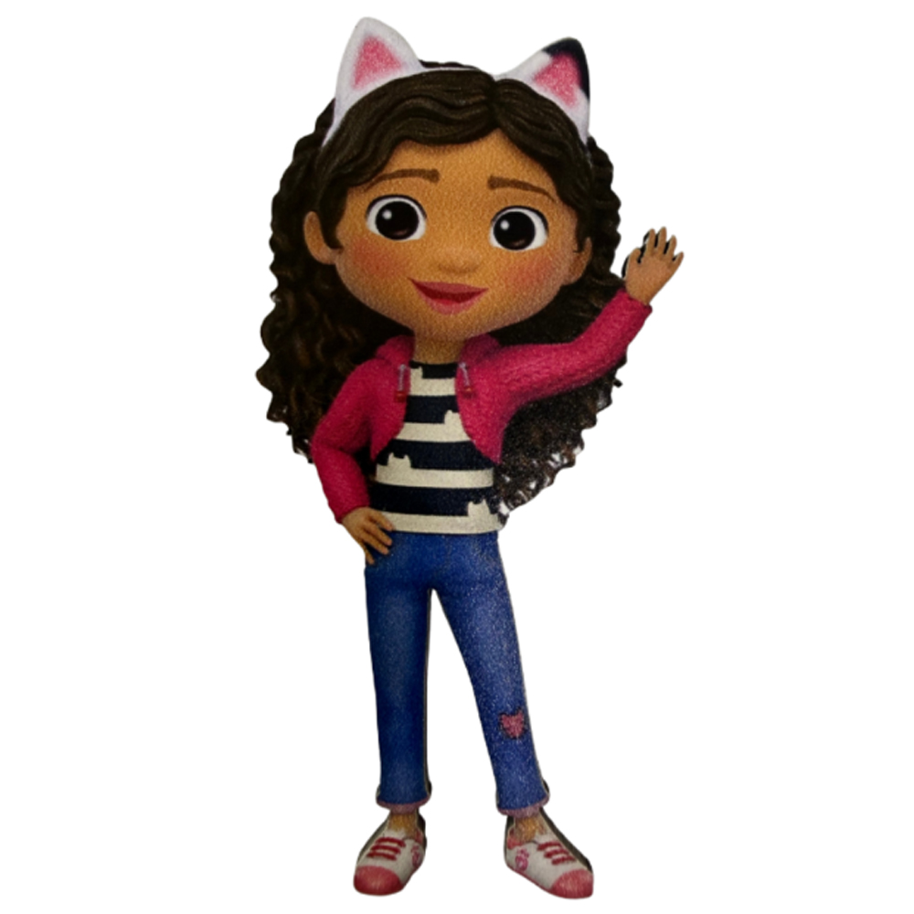 WOODEN SHAPE GABBY 10CM