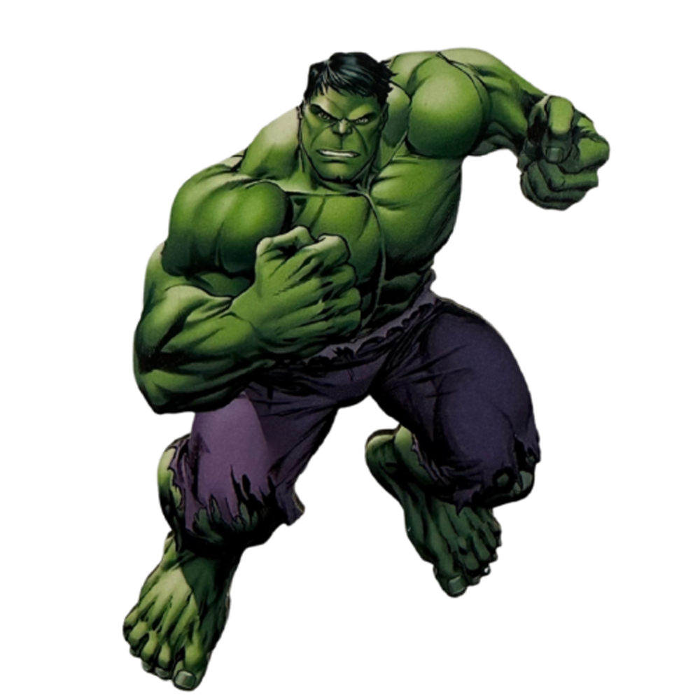 WOODEN SHAPE HULK 10CM