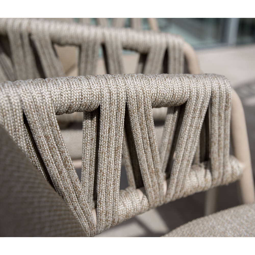 CALMA DINING CHAIR LATTE WITH 2 CUSHIONS 62X65X73.5CM - Image 7