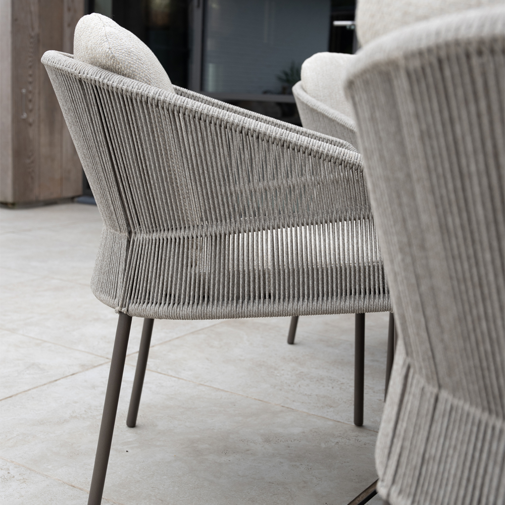 FLORENCE DINING CHAIR TERRE WITH 2 CUSHIONS 61X65.5X80CM - Image 10