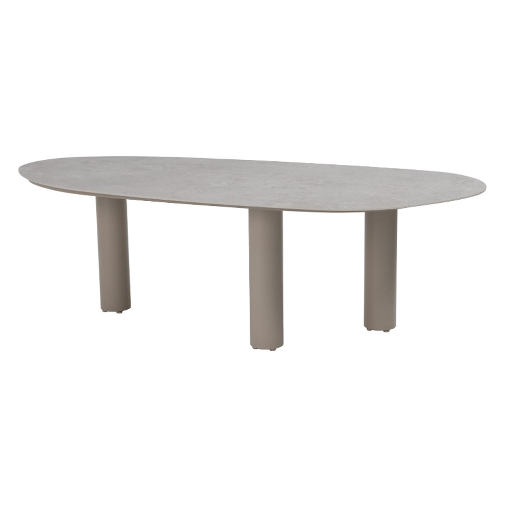 ESTATE MANGO DINING TABLE CERAMIC LATTE 238X105CM