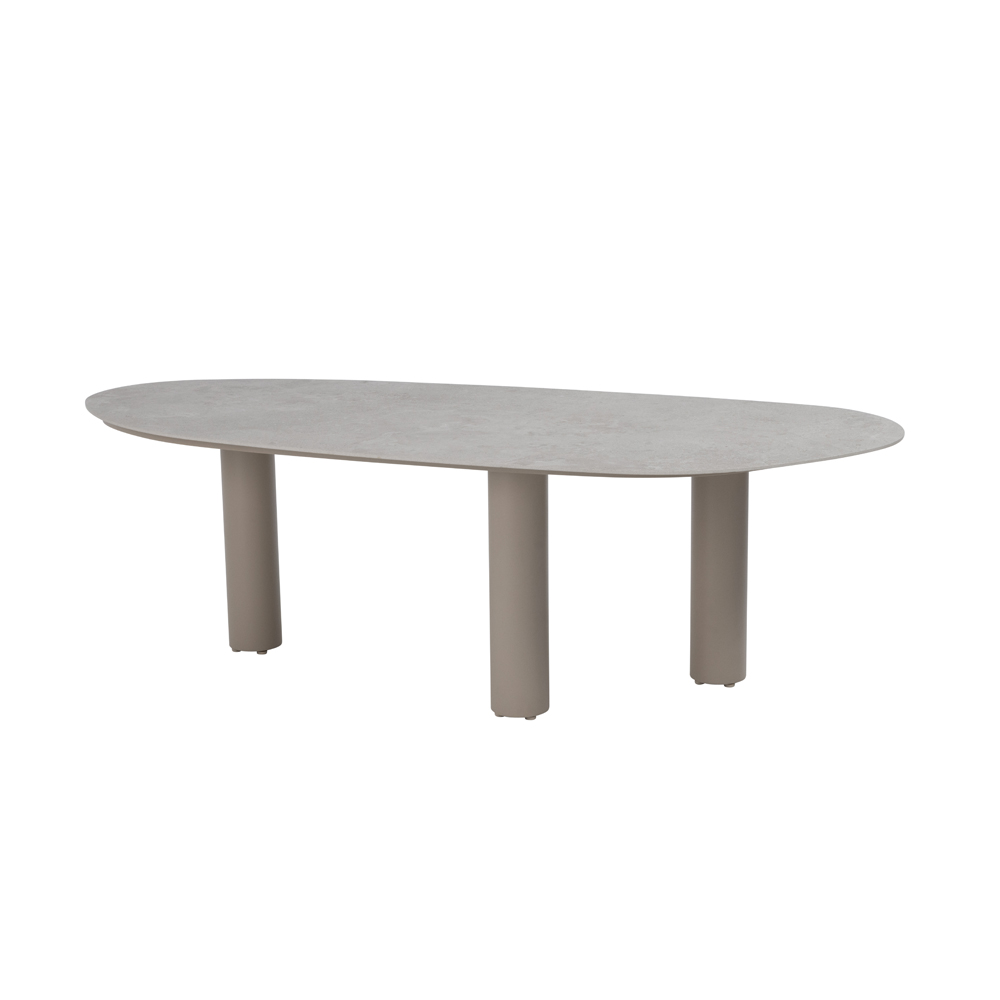ESTATE MANGO DINING TABLE CERAMIC LATTE 238X105CM