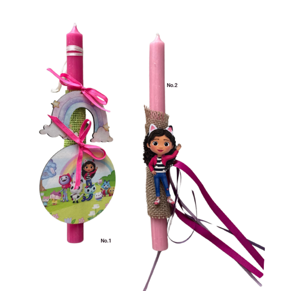 EASTER DECORATED CANDLES - GABBY