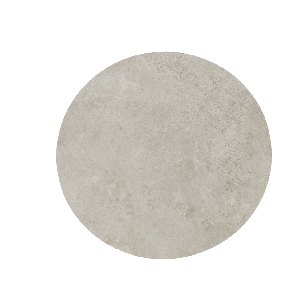 PRADO DINING TABLE CERAMIC SABBIA PANNA LATTE D130CM - Image 3