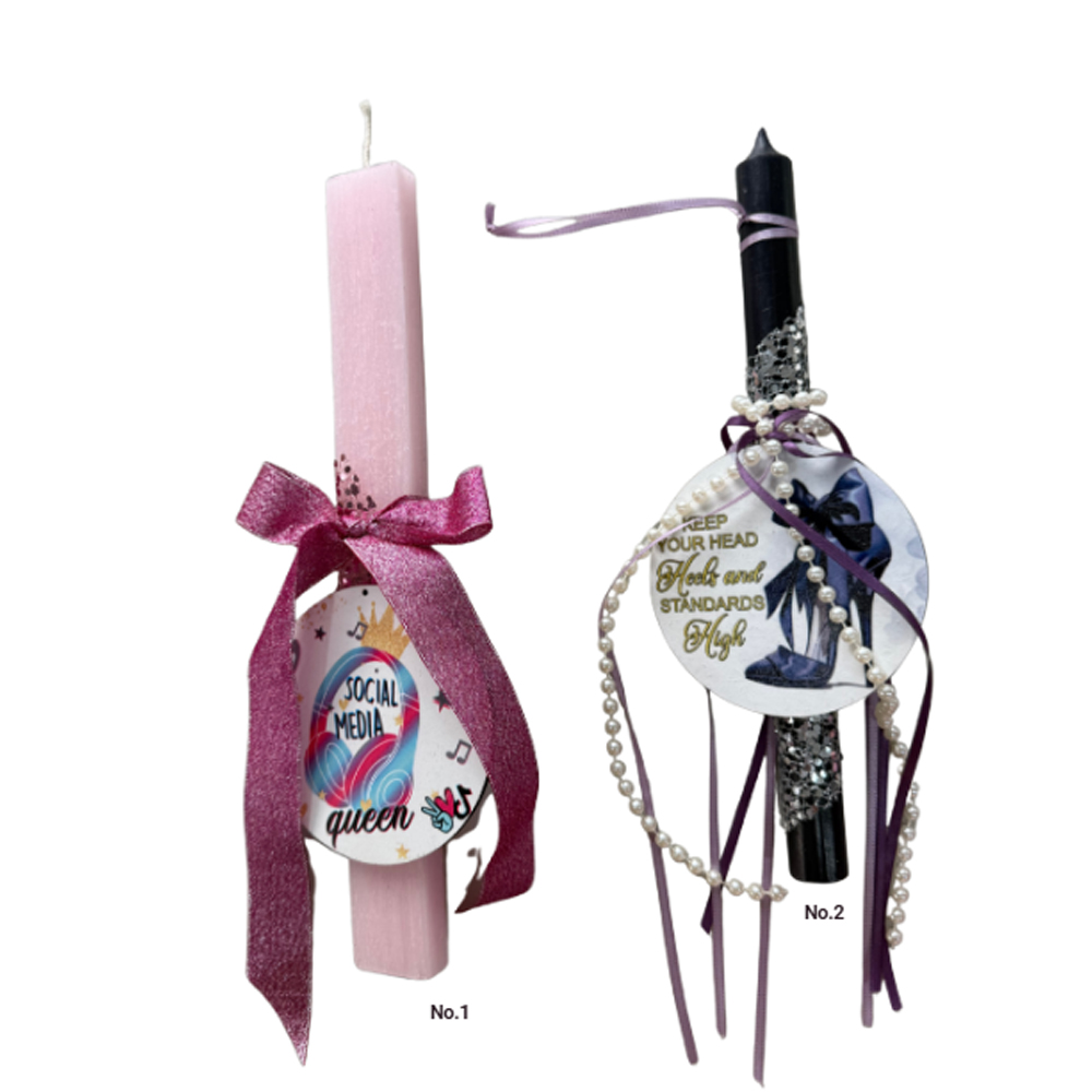 EASTER DECORATED CANDLES - SOCIAL MEDIA