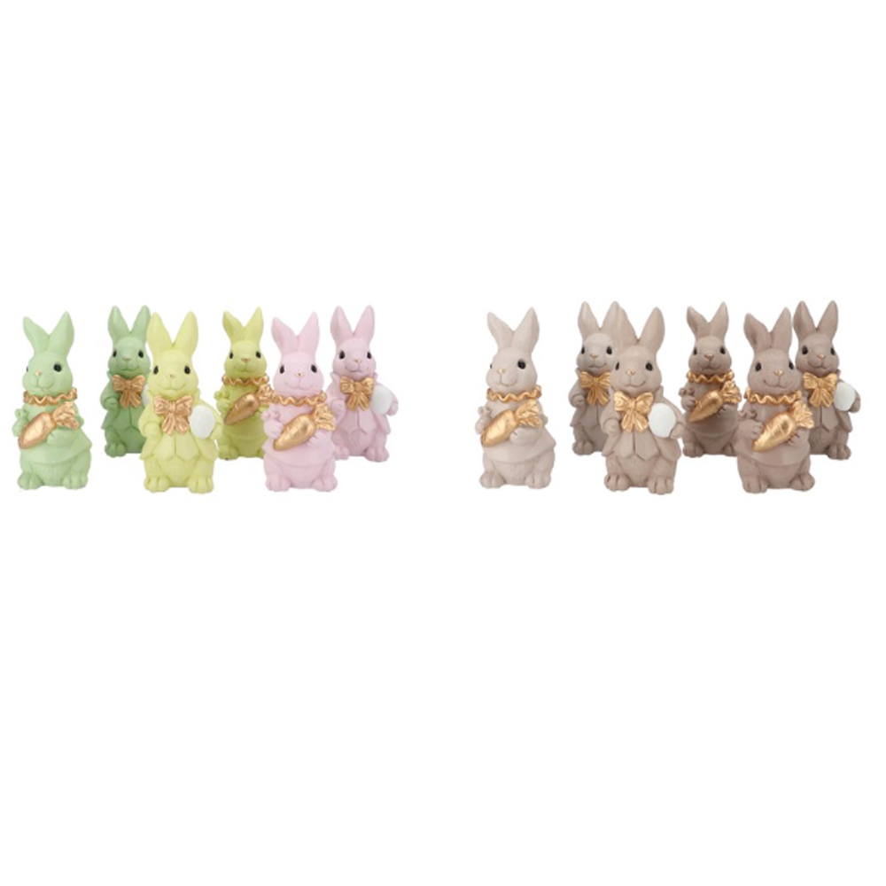 MIMI BUNNY ASSORTED 9X7X15CM