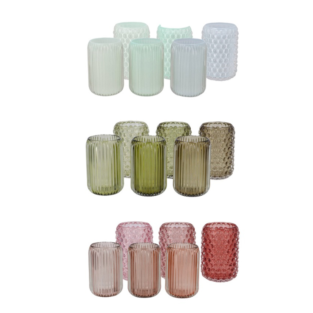 ROMAN T-LIGHT BUBBLE ASSORTED 9X13CM