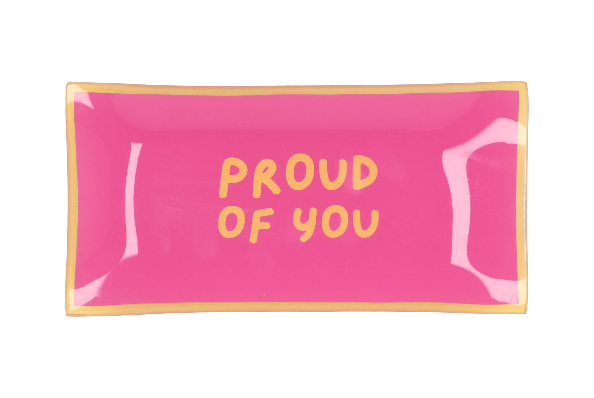 PLATE RECTANGLE PROUD OF YOU 20X10X2CM