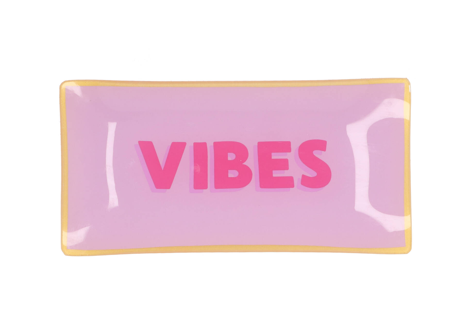 PLATE RECTANGLE VIBES 20X10X2CM