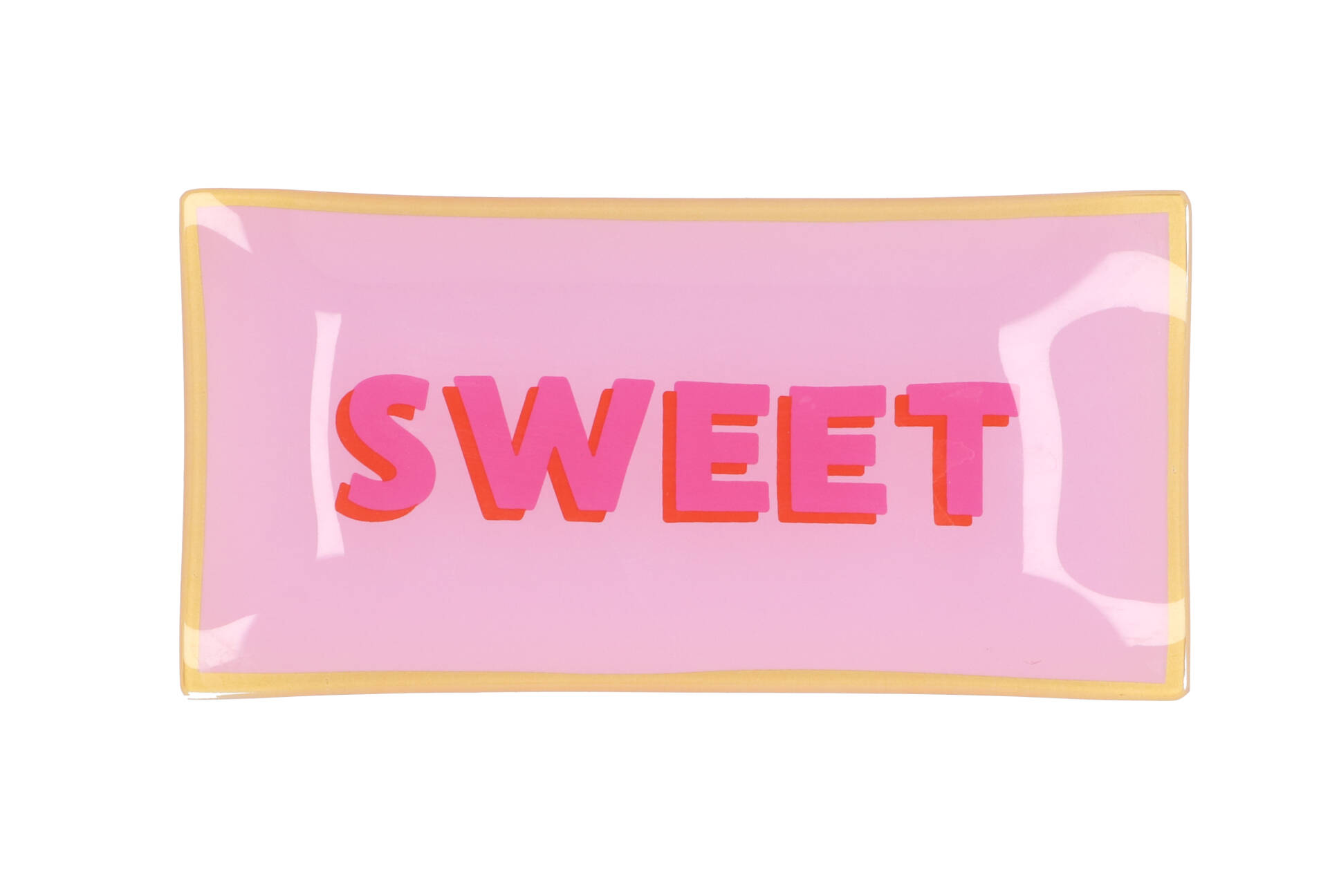 PLATE RECTANGLE SWEET 20X10X2CM