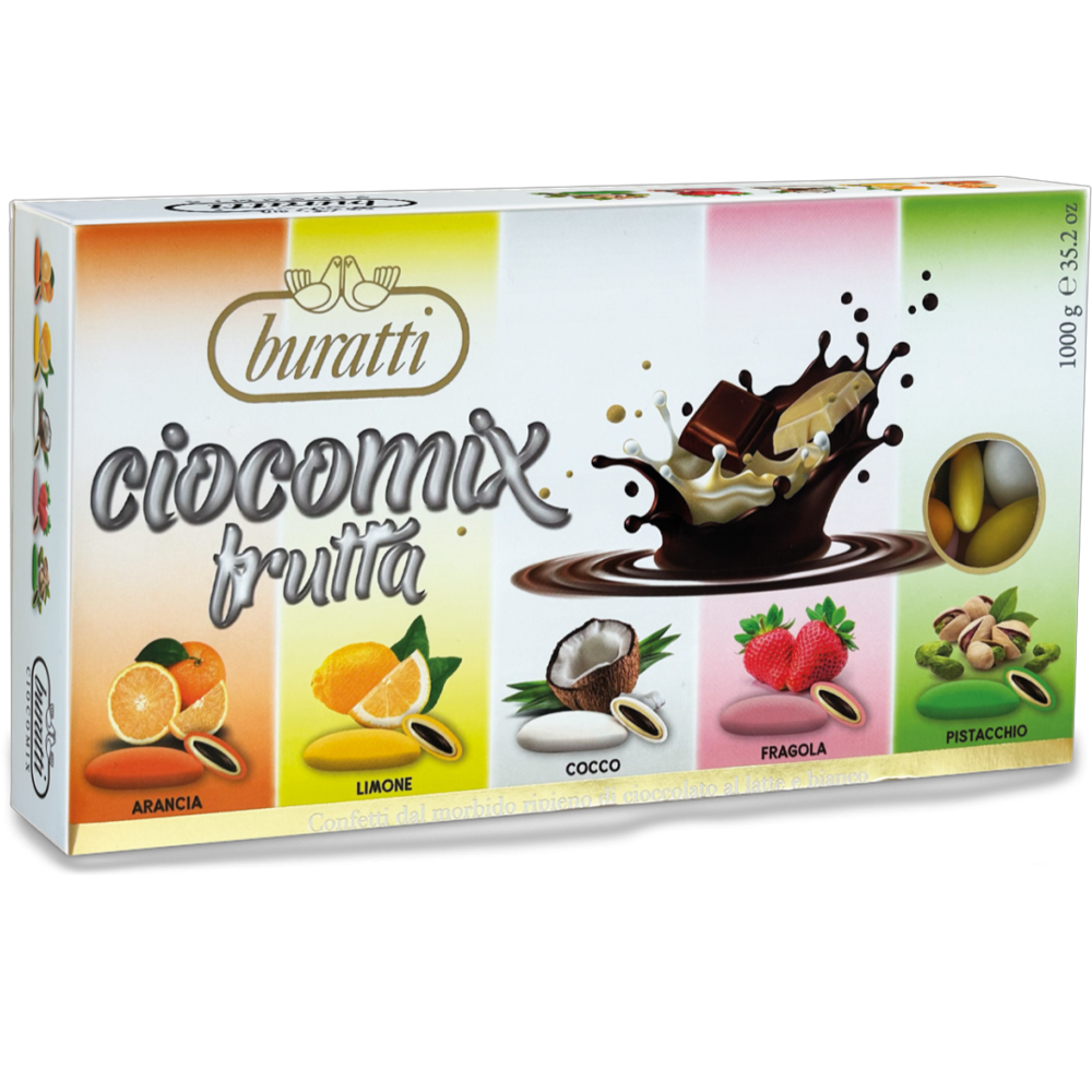 CIOCOMIX FRUTTA BIANCO SHINY 1KG