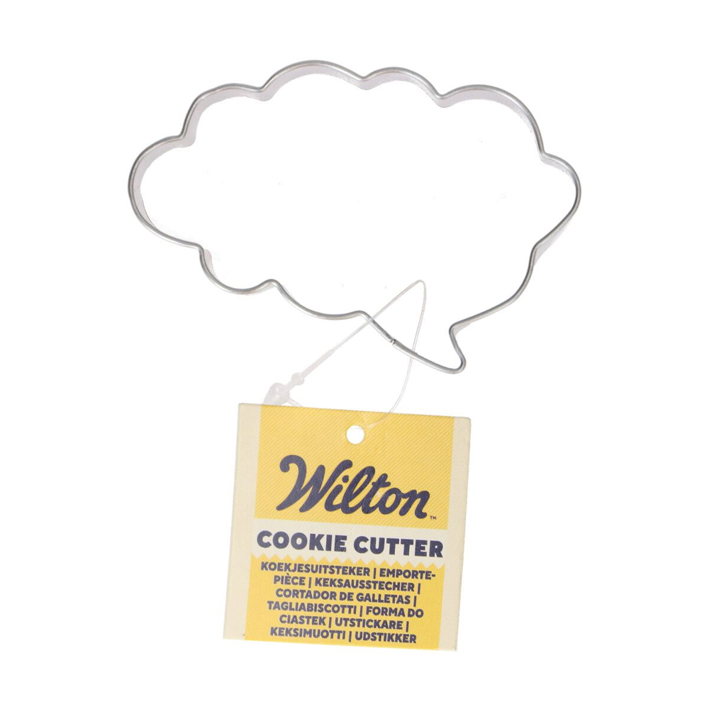 WILTON COOKIE CUTTER TEXT CLOUD 7,5CM