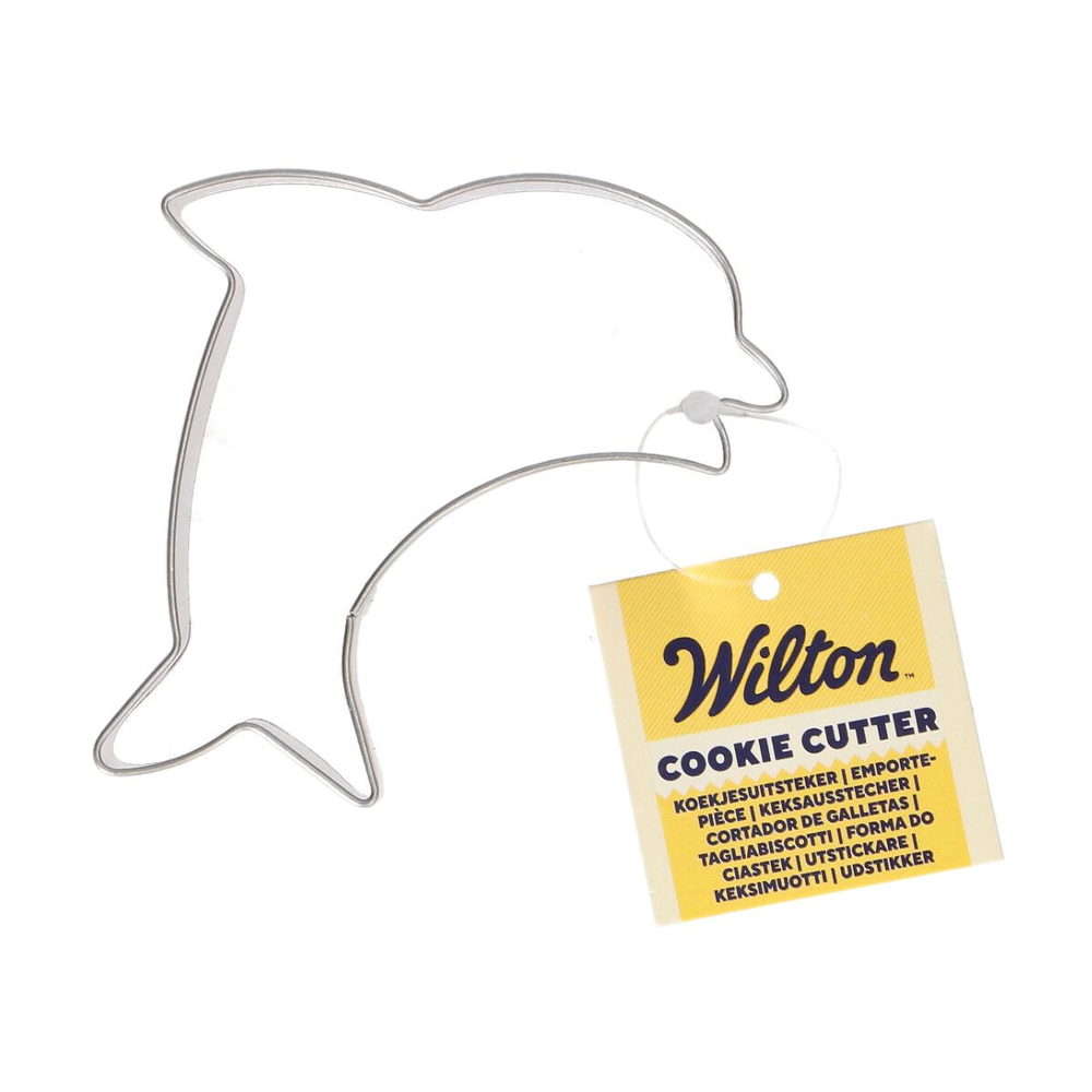 WILTON COOKIE CUTTER DOLPHIN 9CM