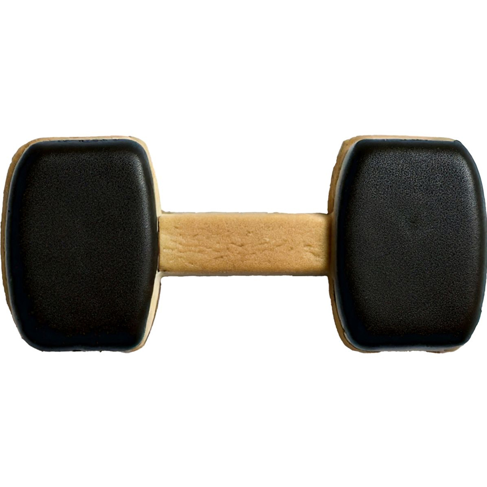 WILTON COOKIE CUTTER BARBELL 8CM - Image 2