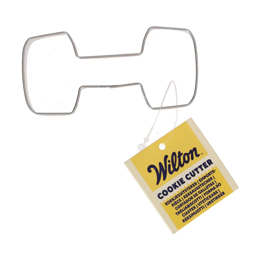 WILTON COOKIE CUTTER BARBELL 8CM