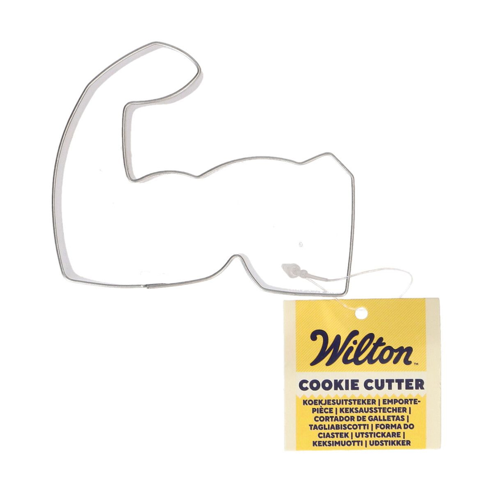 WILTON COOKIE CUTTER MUSCLE 8CM