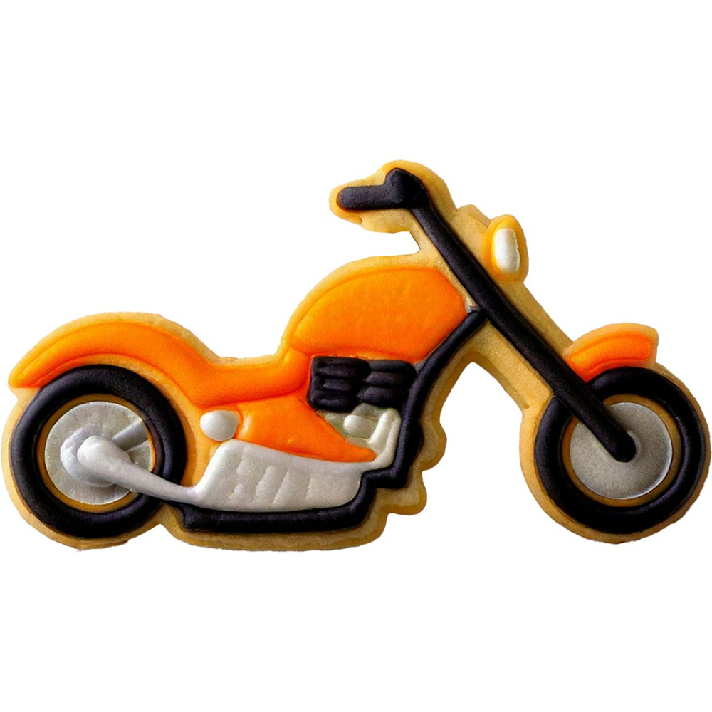 WILTON COOKIE CUTTER MOTORBIKE 7CM - Image 2
