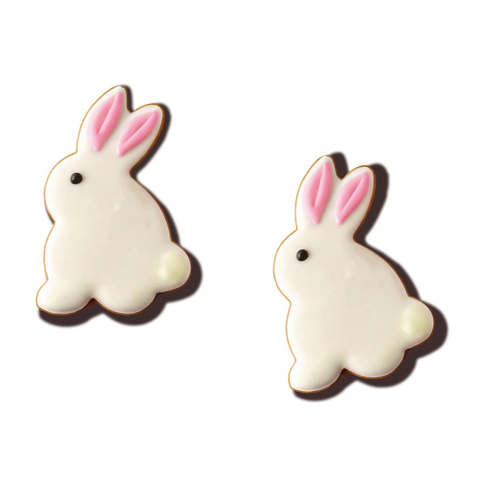 SET OF 3 WILTON COOKIE CUTTER RABBIT - Image 2