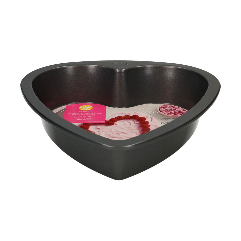 WILTON HEART CAKE PAN 22CM - Image 2