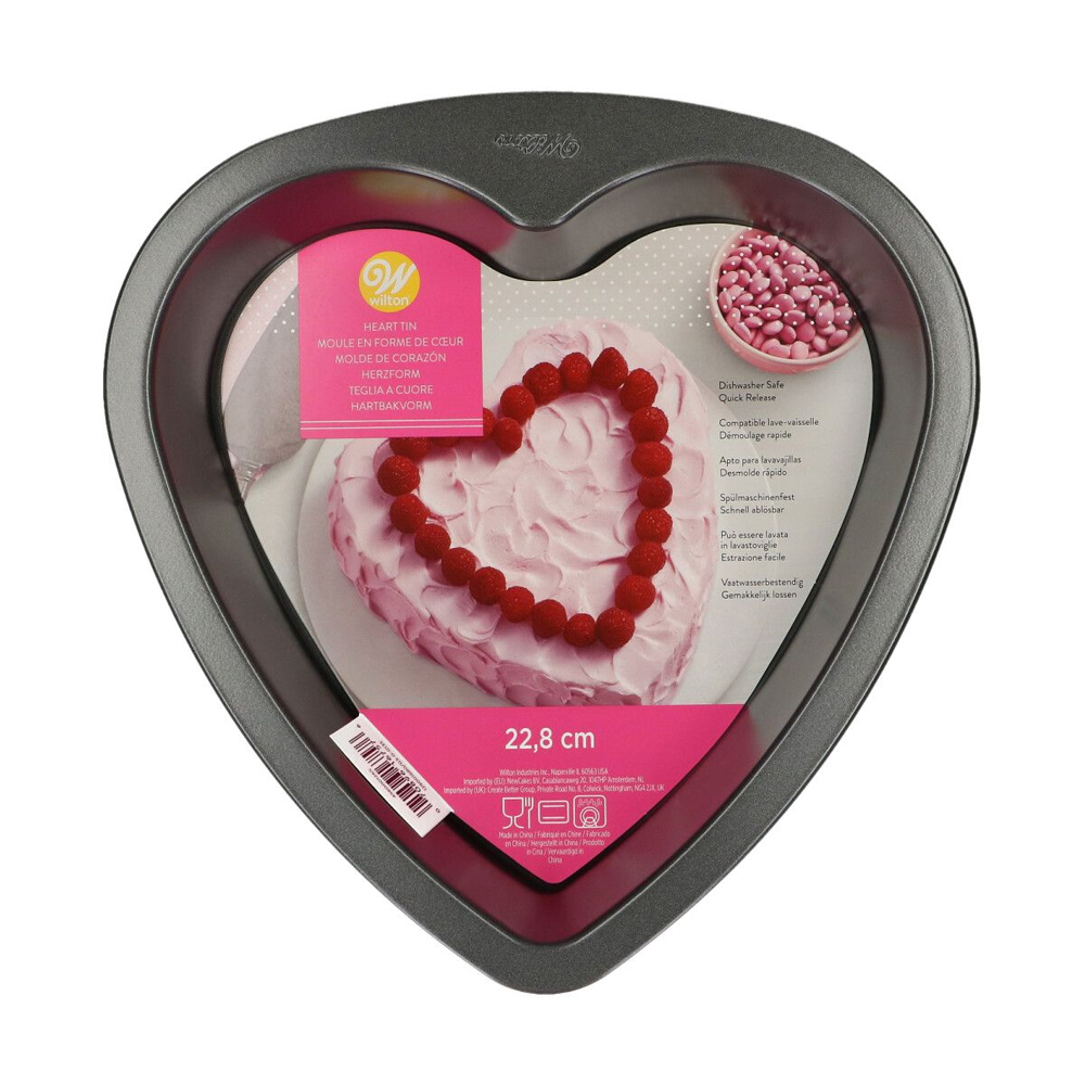 WILTON HEART CAKE PAN 22CM
