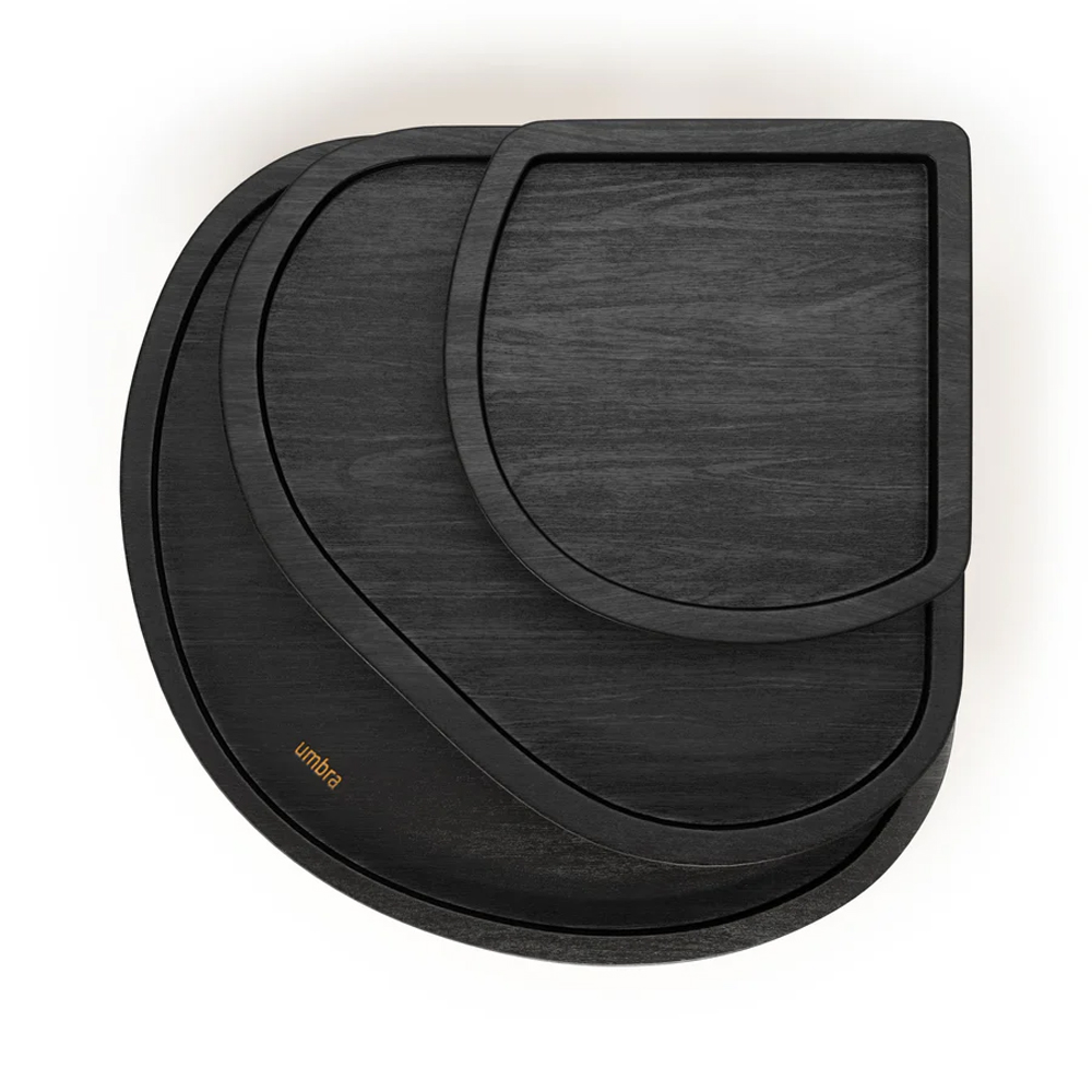 COVE STORAGE BOX BLACK WOOD 23.3X23.3X2.9CM - Image 7