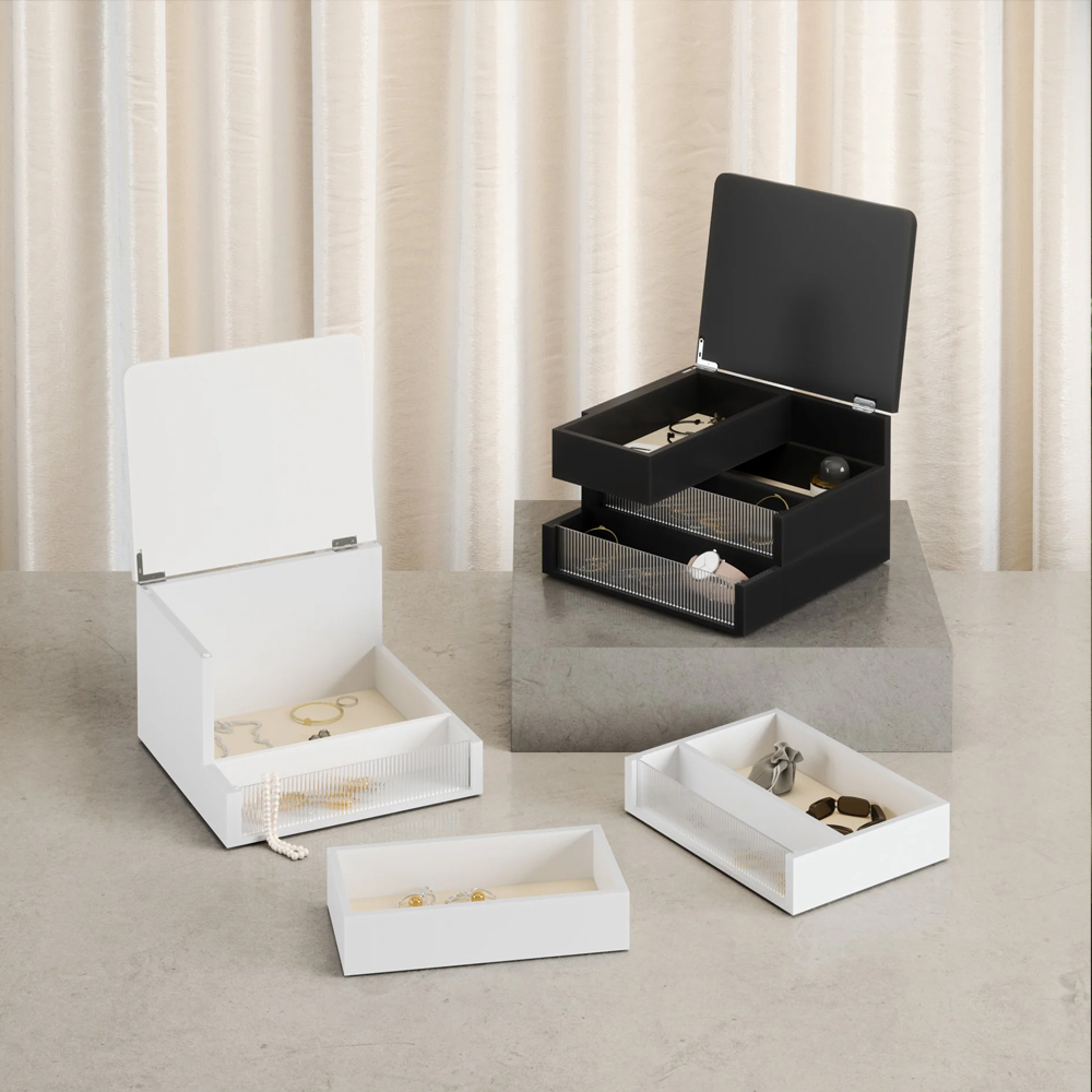 MALIBU STORAGE BOX BLACK 24X23X15CM - Image 4
