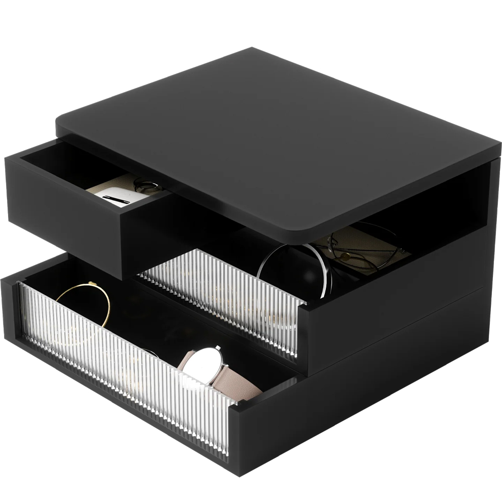 MALIBU STORAGE BOX BLACK 24X23X15CM - Image 6
