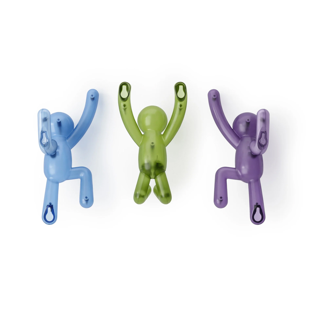 BUDDY PIN-POINT HOOK ASSORTED 3 COLOURS